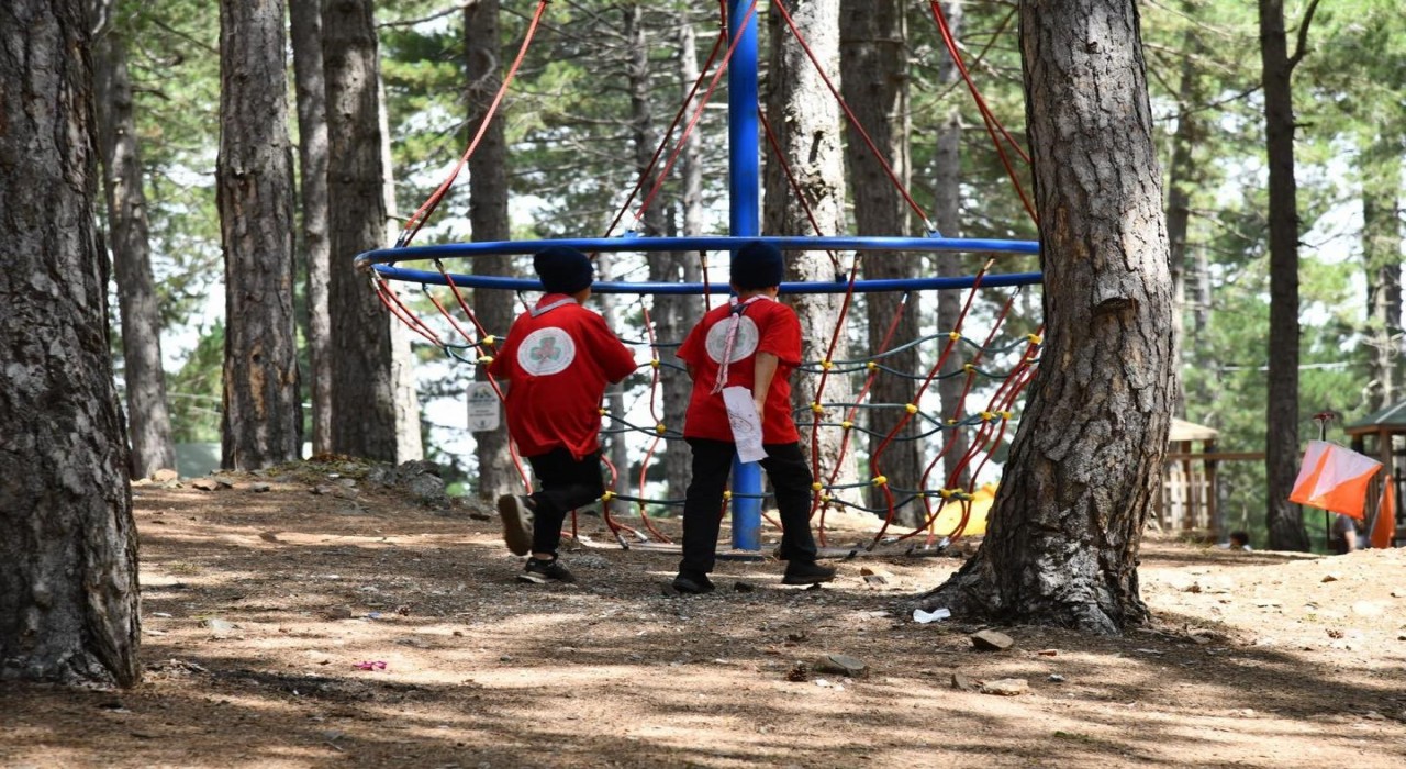 Zorkun Yaylası Şenlik Tepesinde oryantiring heyecanı