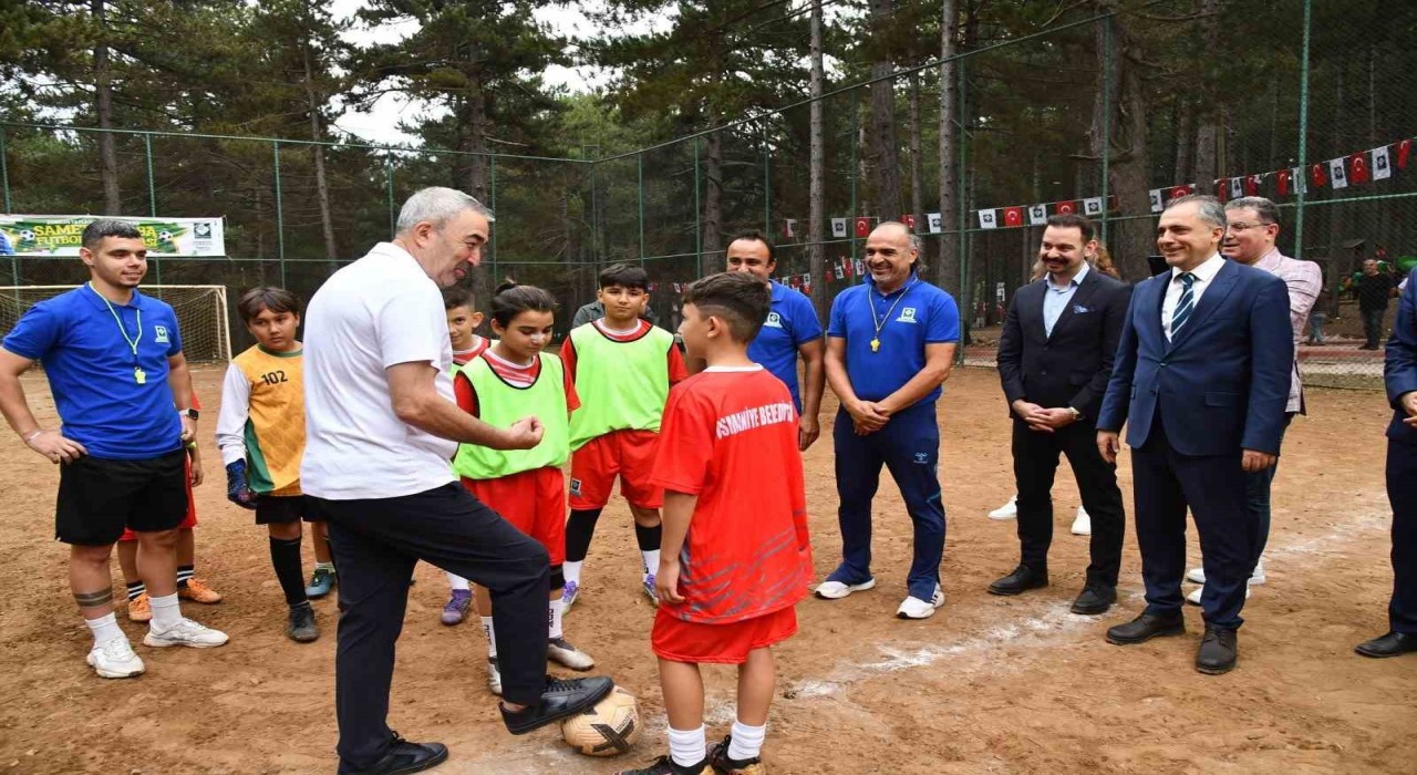 Zorkun Yaylasında Samet Aybaba futbol turnuvası başladı