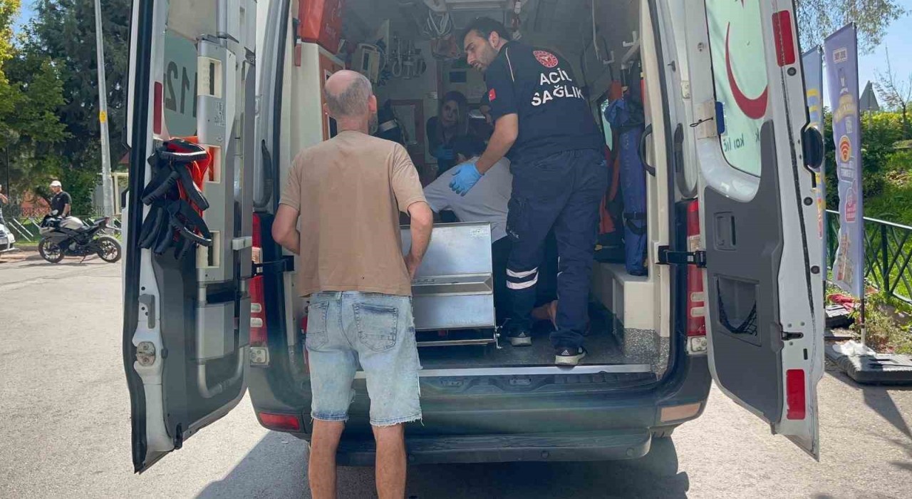 2nci kattan market tentesine düşen kadının yakınları esnafa küfürler yağdırdı