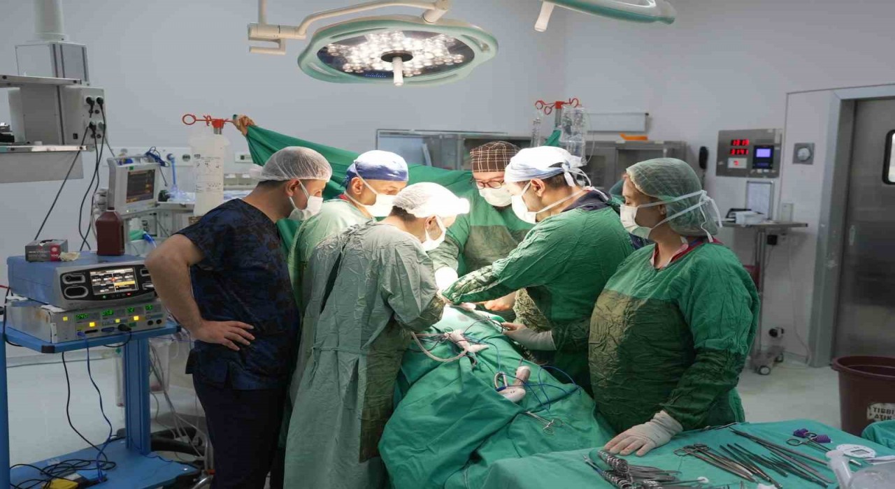 3 santimetrelik böbrek tümörü parsiyel nefrektomi ile çıkartıldı