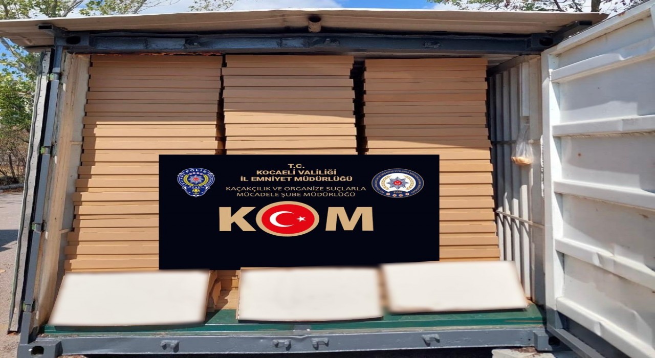 560 tepsi sigara filtresi ele geçirildi