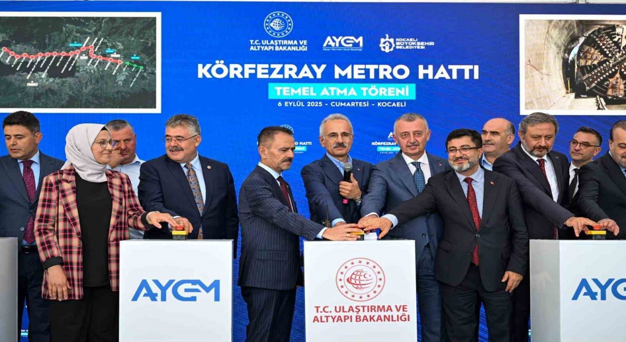 77 milyar liralık yatırım, Körfezrayın ilk kazısını Bakan başlattı