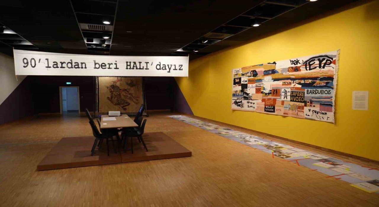 90lardan Beri Halıdayız sergisi Salt Beyoğlunda ziyarete açıldı