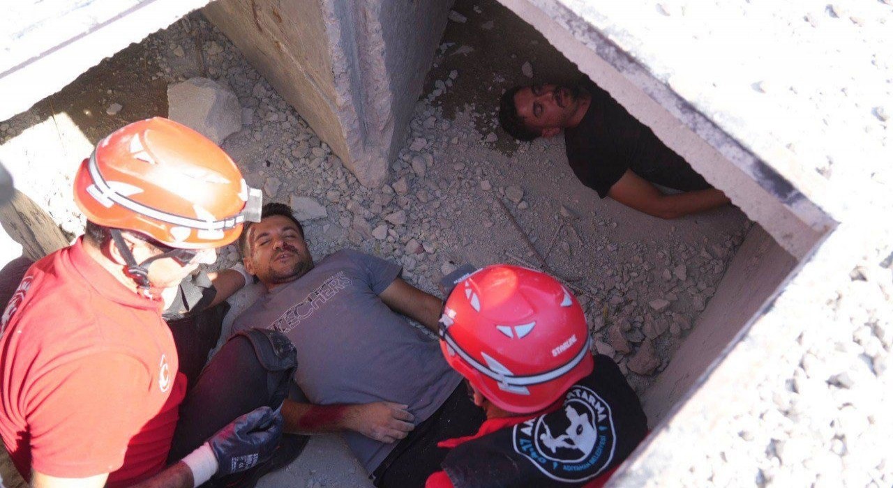 Adıyaman Belediyesinden gerçeği aratmayan deprem tatbikatı