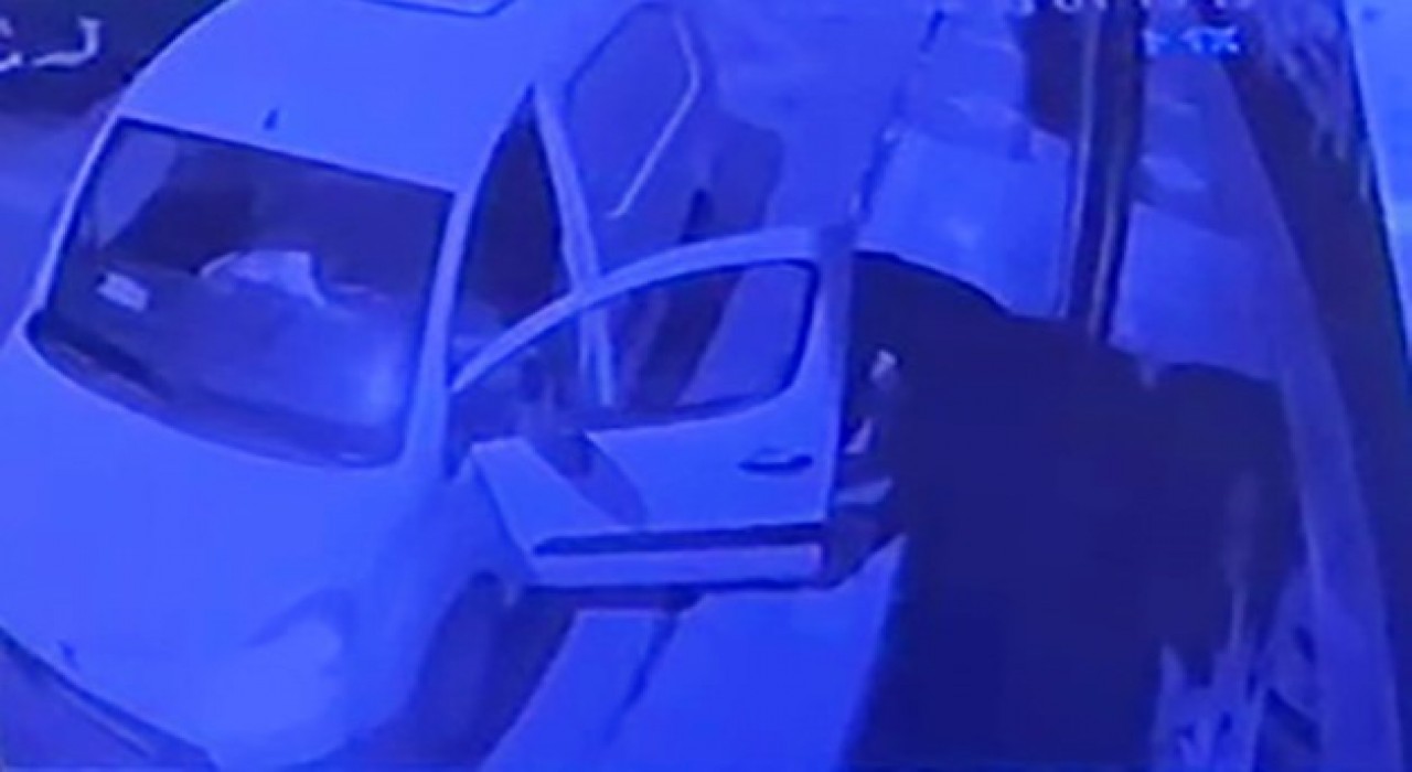 Adıyamanda molotoflu kundaklama kameralara yansıdı