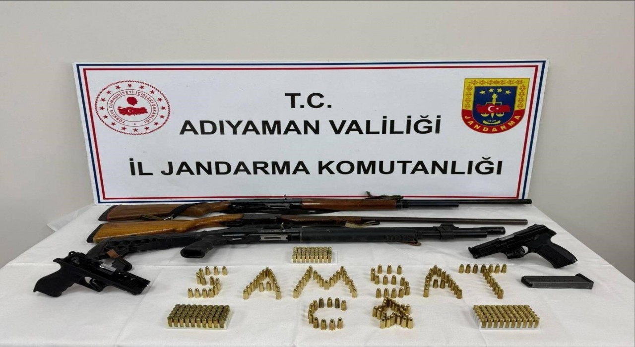 Adıyamanda silah kaçakçılığı operasyonu: 1 gözaltı