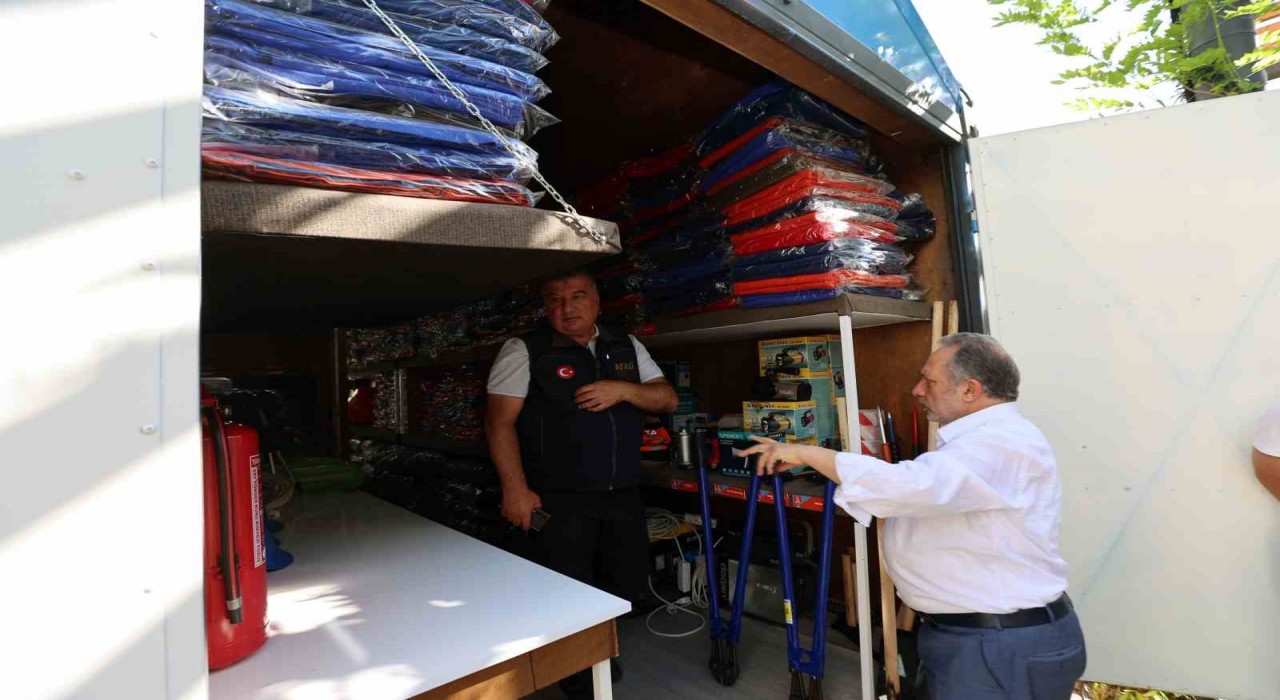 AFAD heyetinden Talas Belediyesinin örnek projesine yerinde inceleme