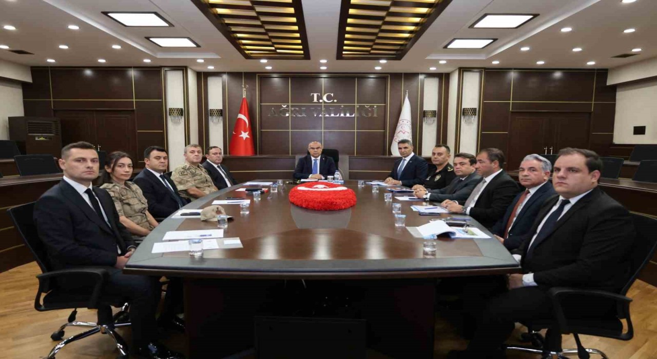 Ağrıda Üniversite Güvenlik Koordinasyon toplantısı yapıldı