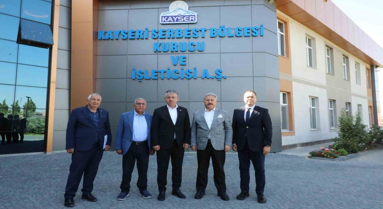 AK Partili Çopuroğlundan Kayseri Serbest Bölgeye ziyaret