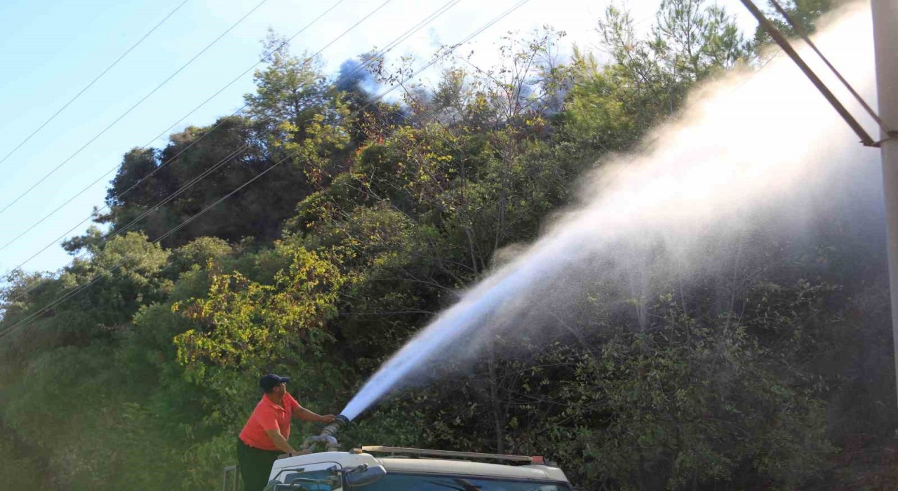 Aksudaki yangın kontrol altına alındı