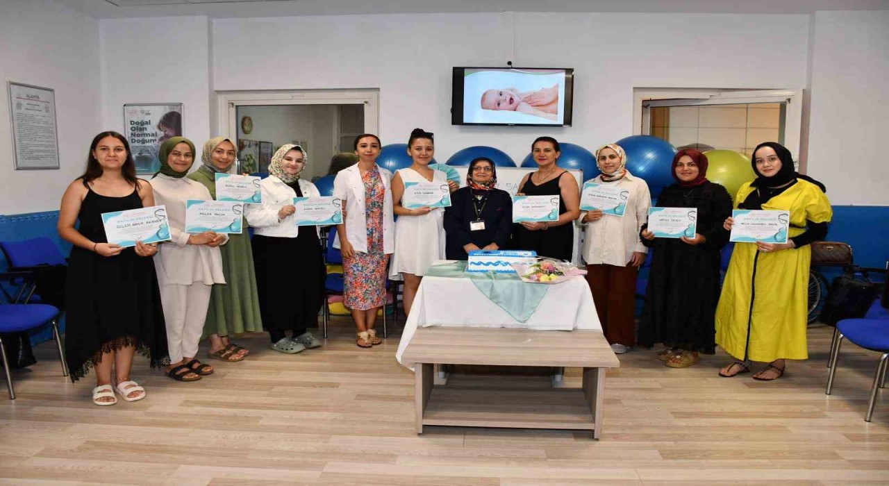 Alanyada gebe okulu eğitimlerine devam ediyor