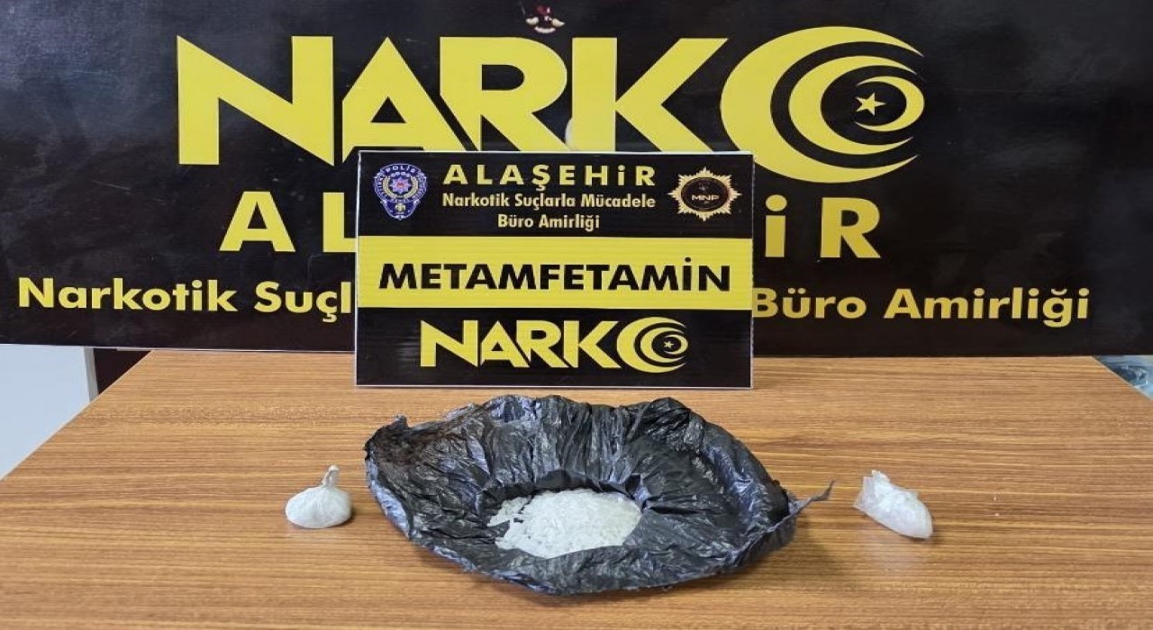 Alaşehirde uyuşturucudan 1 kişi tutuklandı