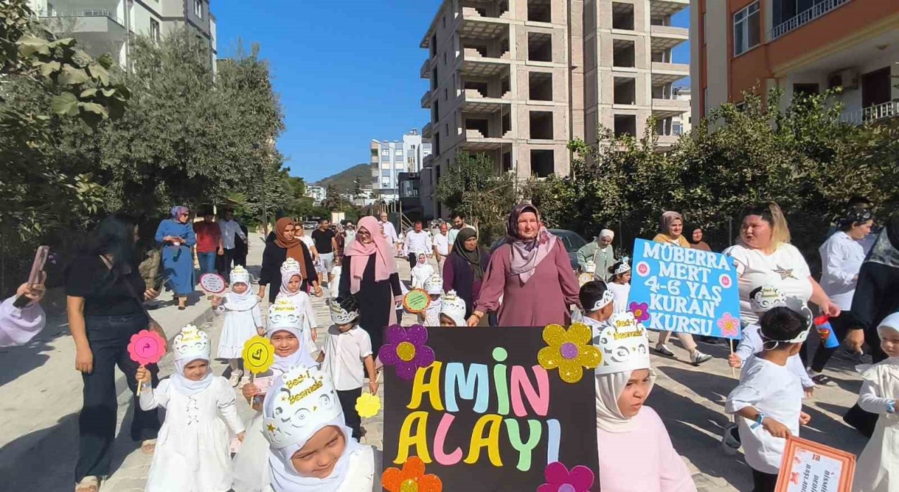Anamurda minikler Kuran yolculuğuna başladı