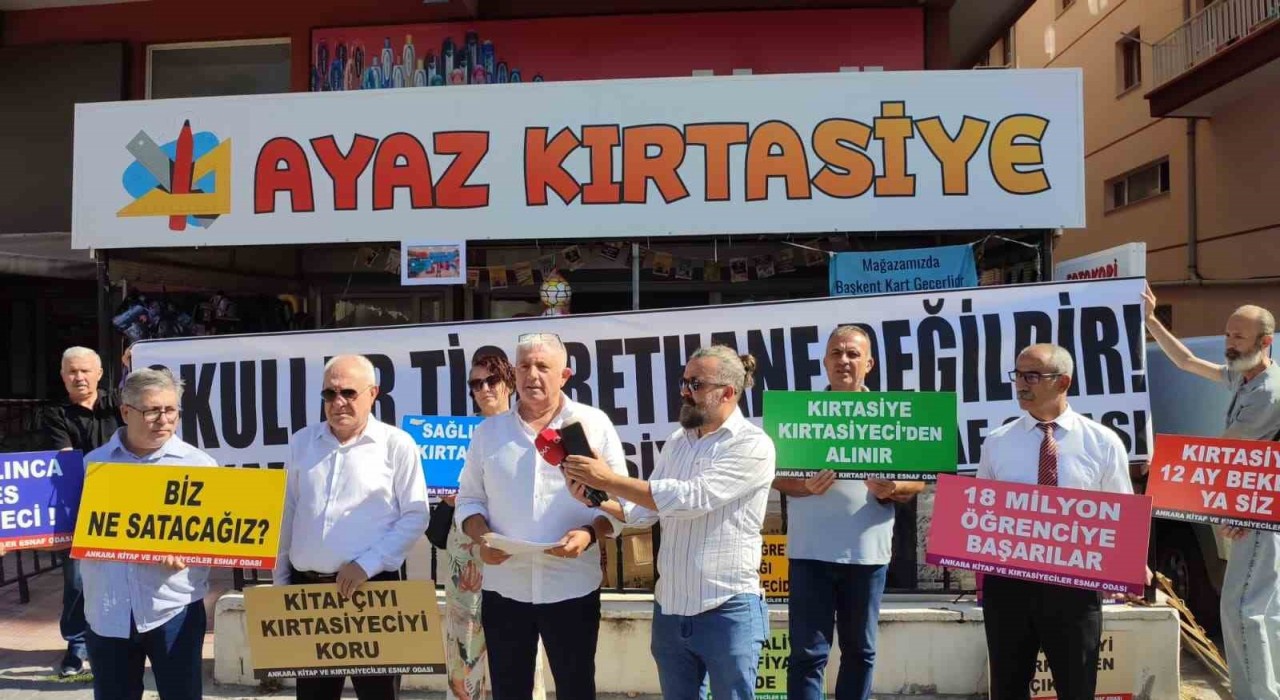 Ankara Kitap ve Kırtasiyeciler Oda Başkanı Küçükarzuman: Kırtasiye ve kırtasiye ürünlerinde yüzde 20 olan KDV oranının sıfırlanmasını istiyoruz