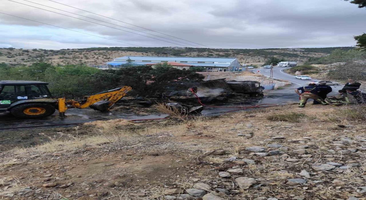 Ankarada aynı tırda peş peşe yangın çıktı