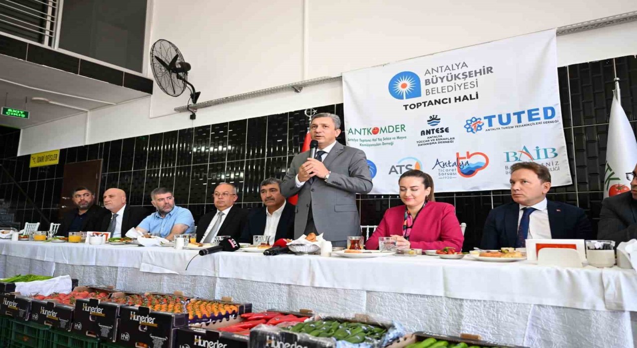 Antalya Toptancı Halinde çalışma saatlerinde değişikliğe gidildi