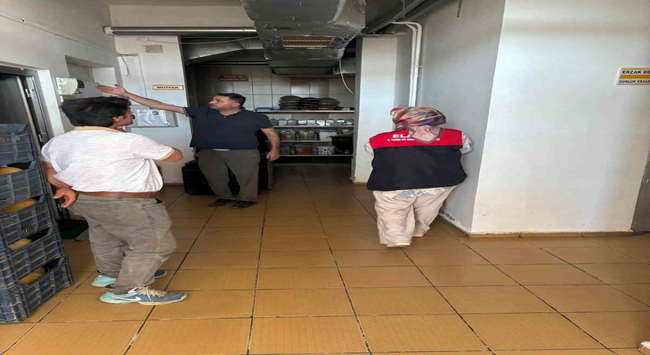 Arıcakta gıda üretim yerlerine  denetim