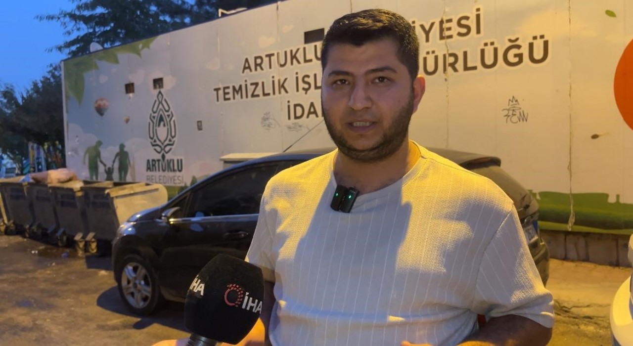 Artutukluda çöp konteynerlerinden yayılan koku vatandaşı rahatsız ediyor