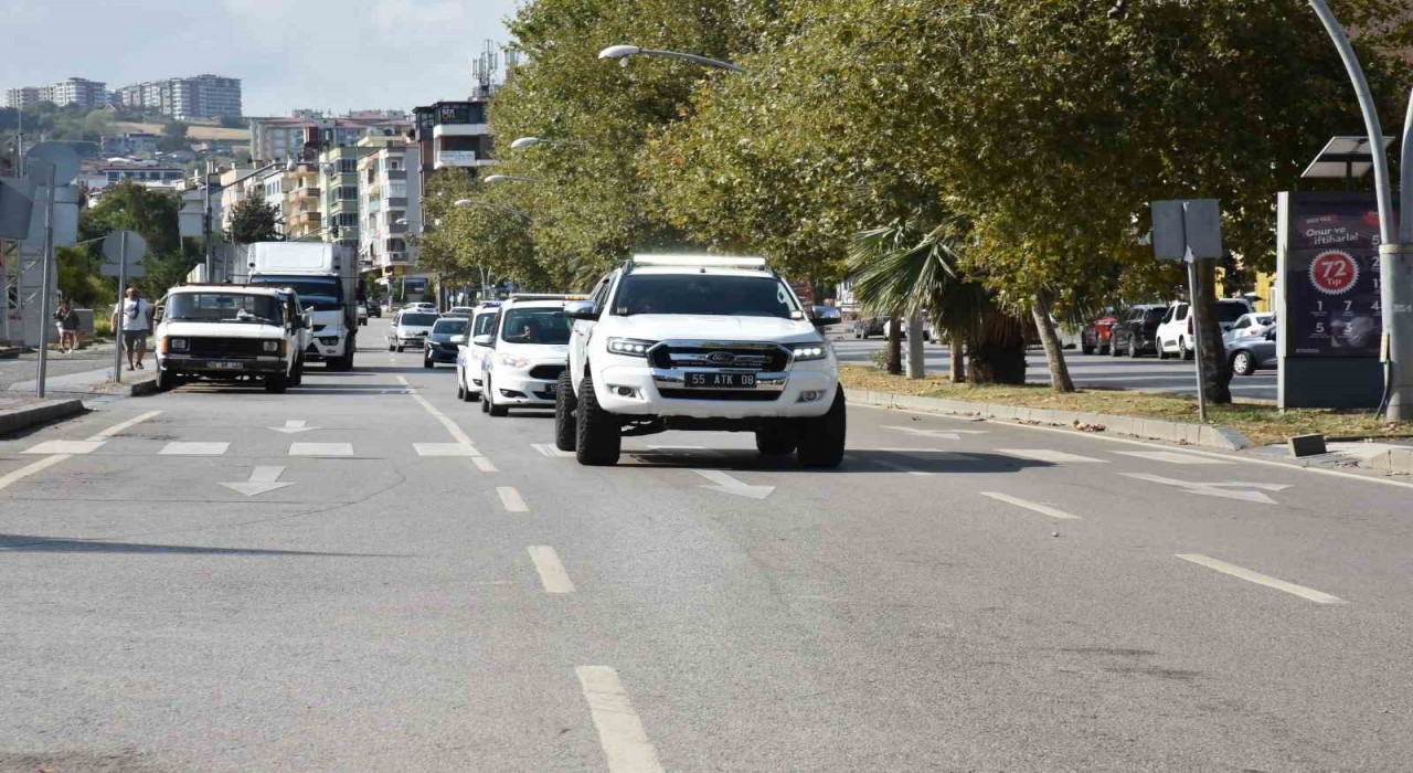 Atakumda konvoylu Zabıta Haftası kutlaması