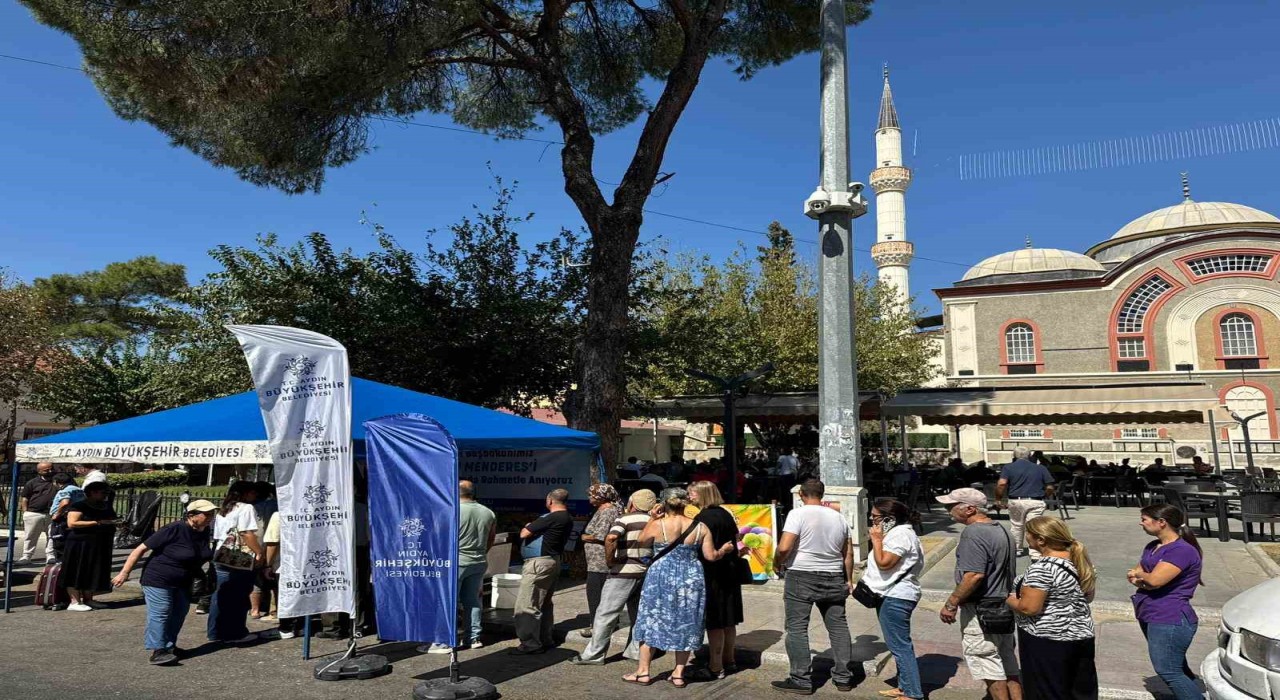 Aydın Büyükşehirden merhum Başbakan Menderes anısına lokma hayrı