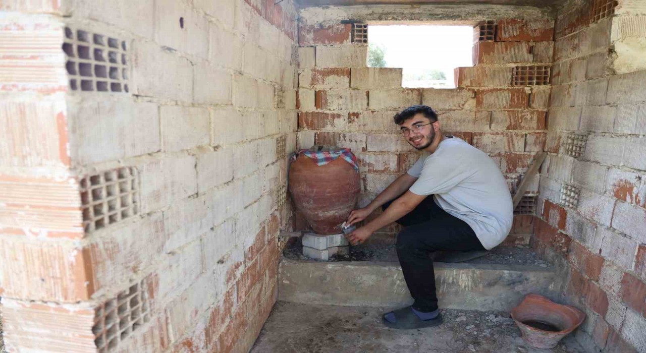 Aydın Dağlarında susayanlar bu hayırla susuzluğunu gideriyor