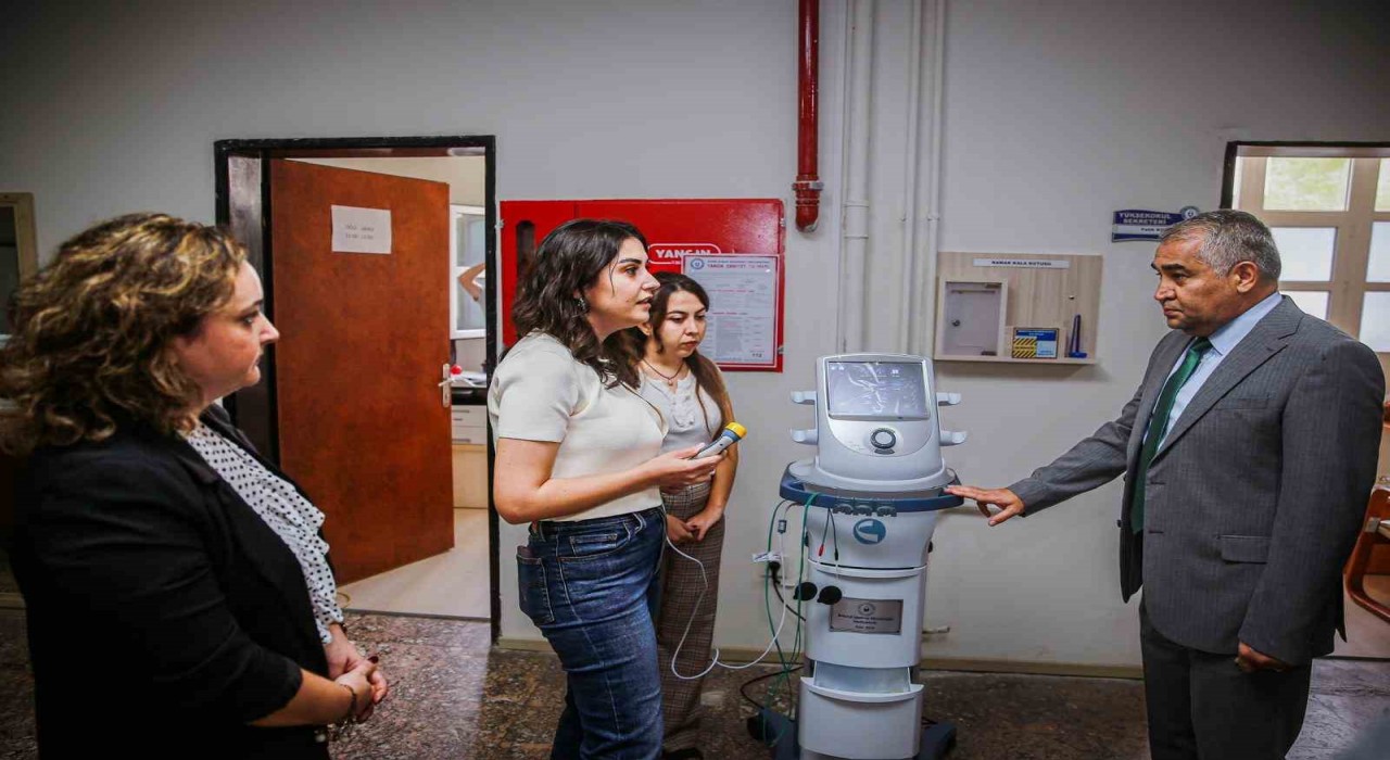 Aydın SHMYOya Yeni Nesil Fizyoterapi Cihazı