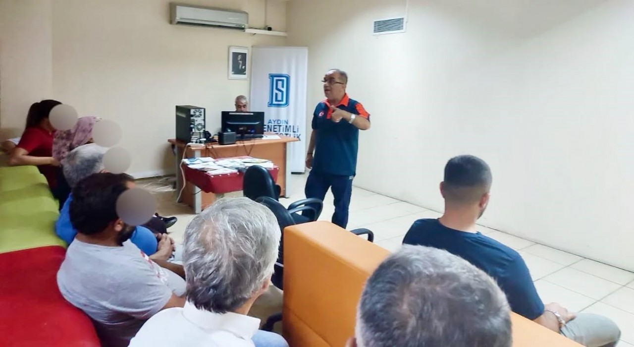Aydında Denetimli Serbestlik yükümlülerine afet farkındalık eğitimi