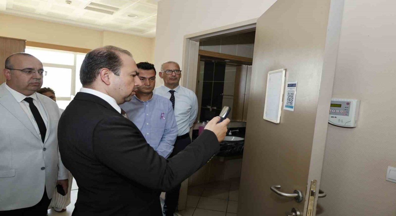Aydında hastanelerde QR kod ile dijital temizlik dönemi başladı