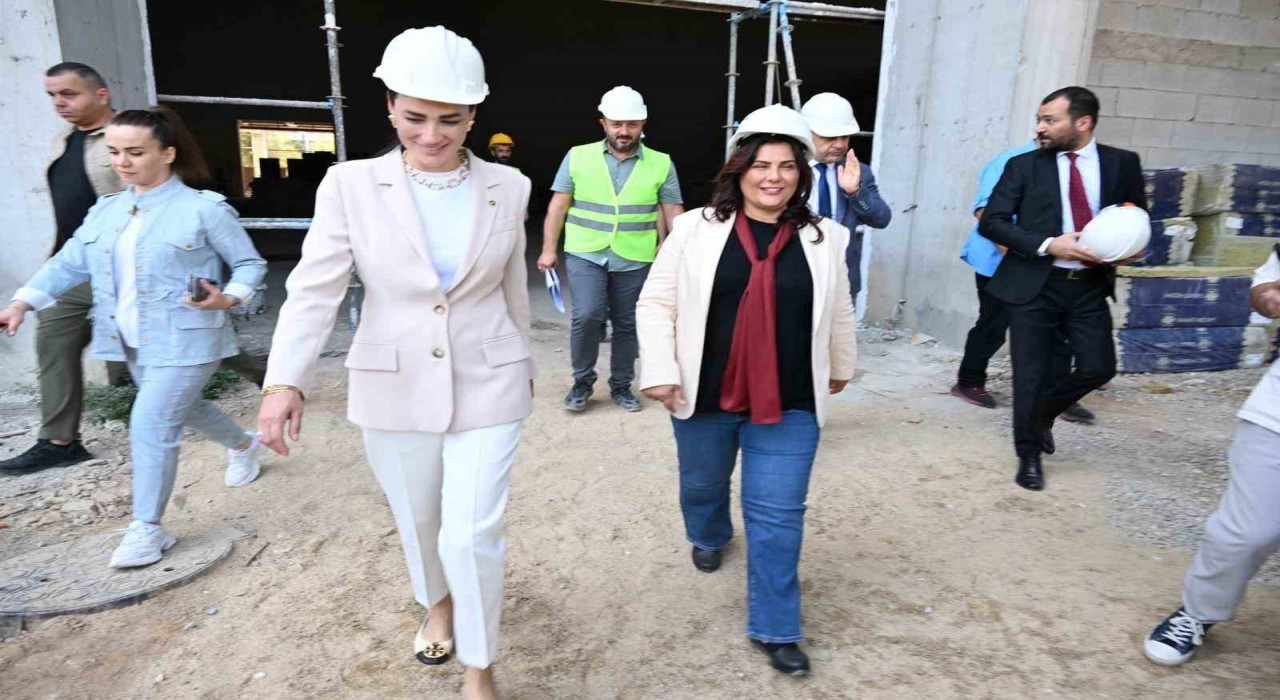 Aydında Kapalı Spor Salonu inşaatı hızla sürüyor