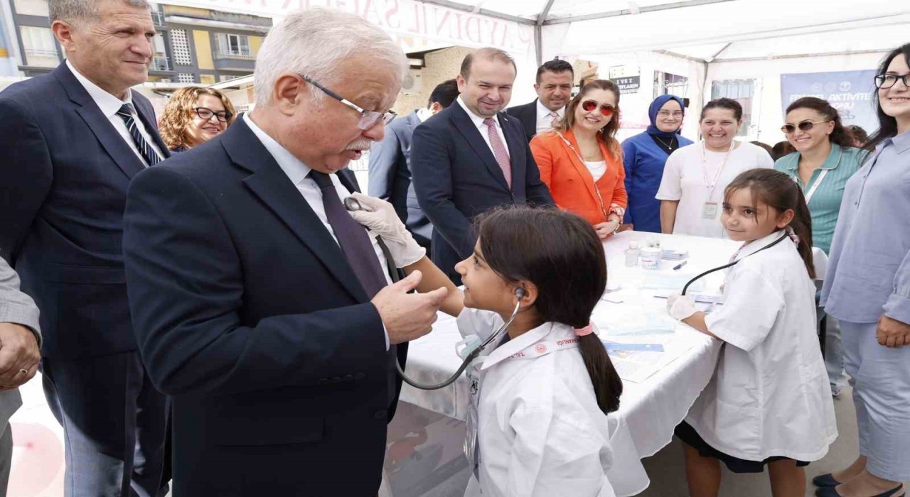 Aydında öğrencilere sağlıklı yaşam anlatıldı