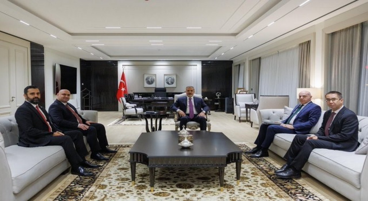 Bakan Fidan, ITC Başkanı Ağaoğlunu kabul etti