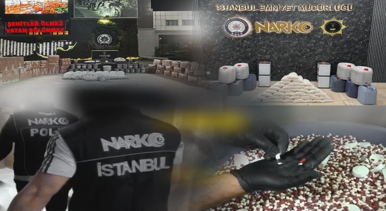 Bakan Yerlikaya: 366,5 kilogram uyuşturucu madde ile 1 milyon 572 bin adet uyuşturucu hap ele geçirdik