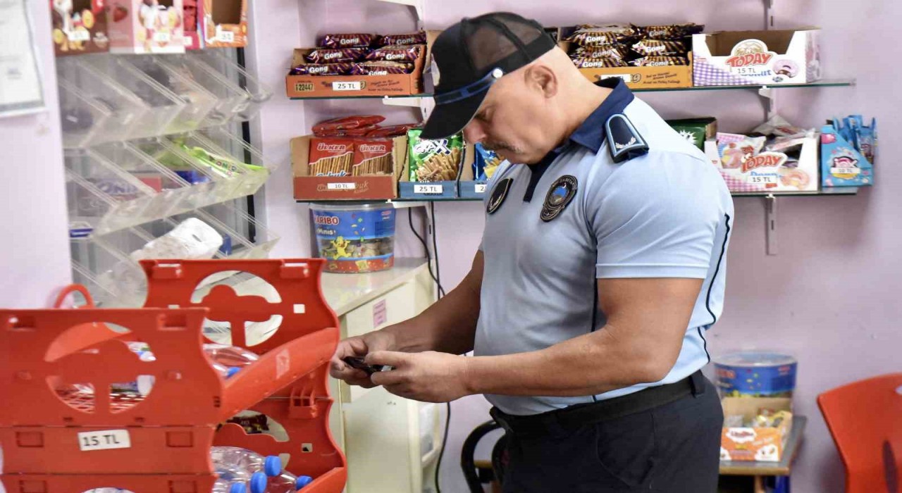 Balıkesirde zabıta ekipleri kantinleri denetledi