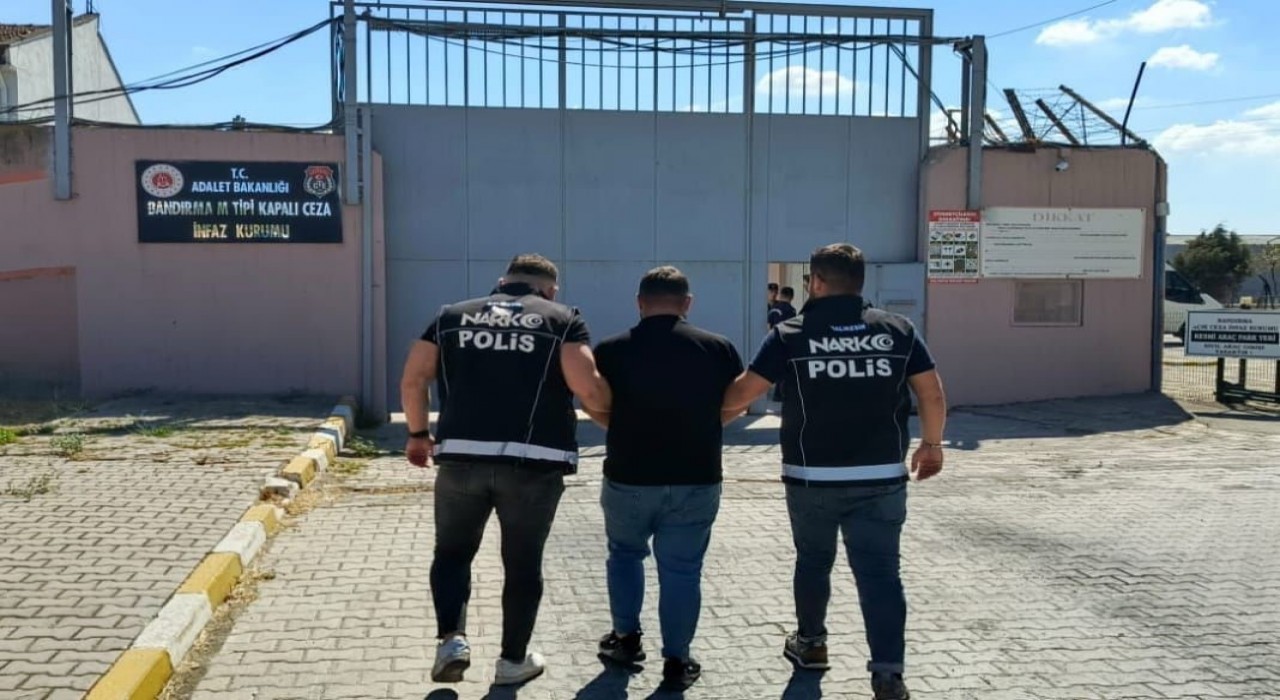 Bandırmada kesinleşmiş hapis cezası bulunan şahıs yakalandı