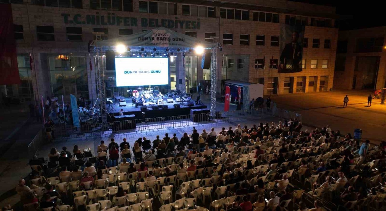 Barışın sesi Nilüferden yükseldi