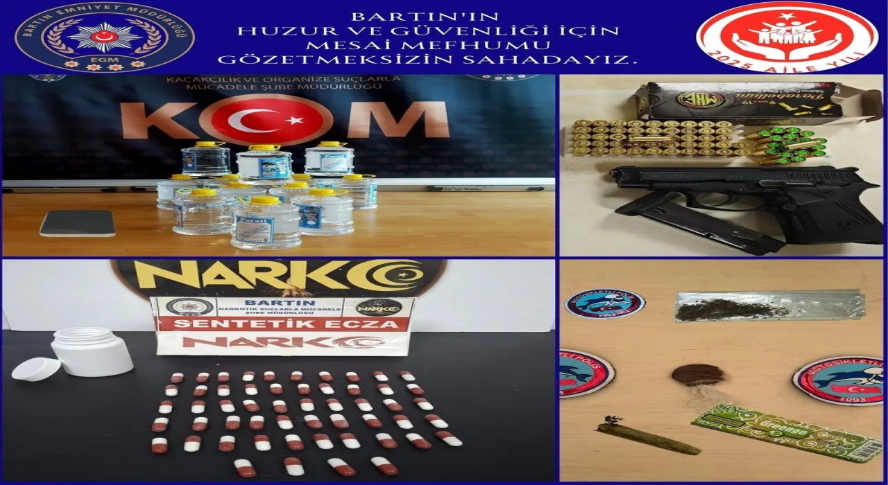 Bartında bir haftada araması bulunan 6 kişi  yakalandı