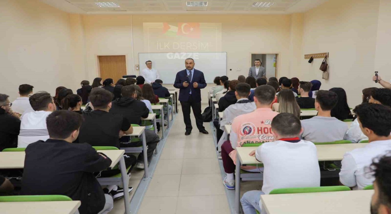 BARÜde ilk ders Gazze