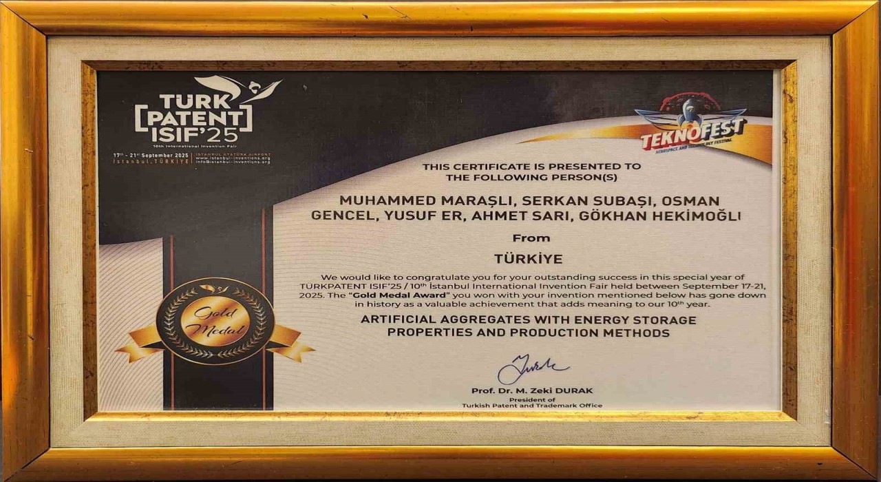 BARÜden akademisyenin yer aldığı proje TEKNOFESTte altın madalya aldı