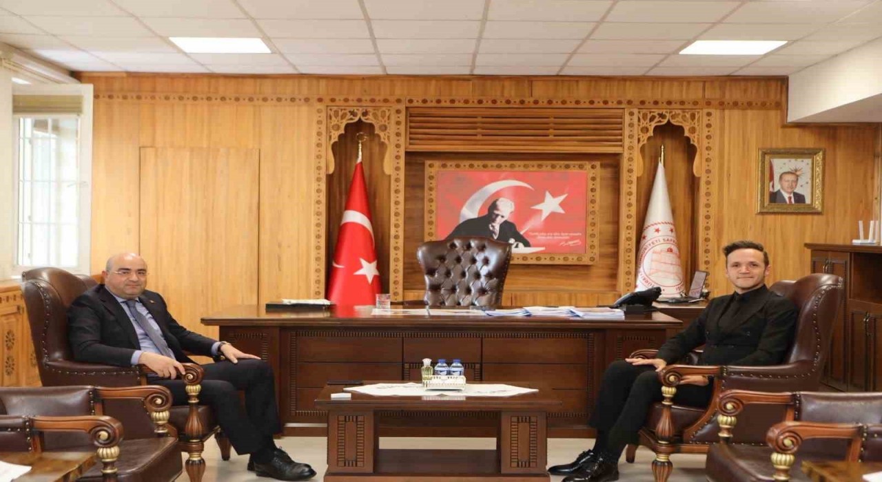 Basın Savcısı Oğuz Yılmazdan Kaymakam Baskına hayırlı olsun ziyareti