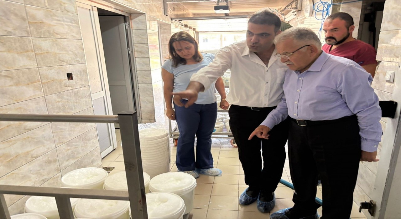 Başkan Büyükkılıçtan Hürmetçide manda yetiştiriciliğine destek ziyareti