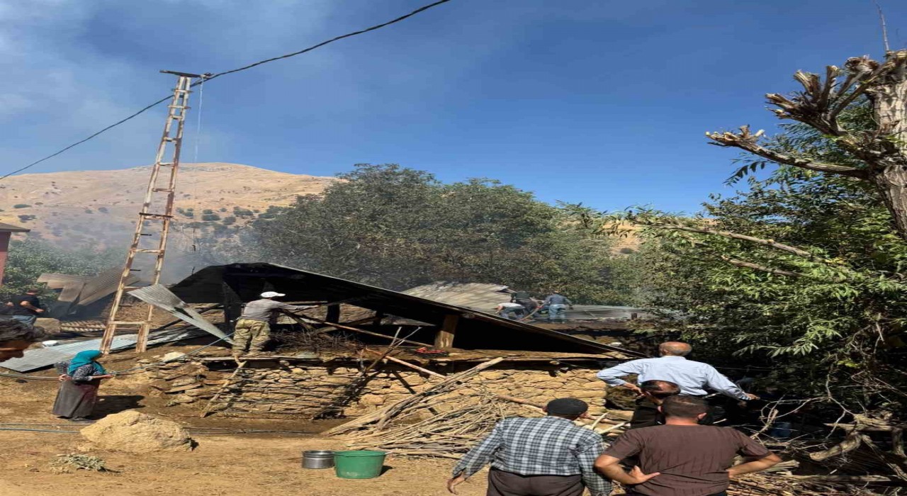 Batmanda korkutan yangın