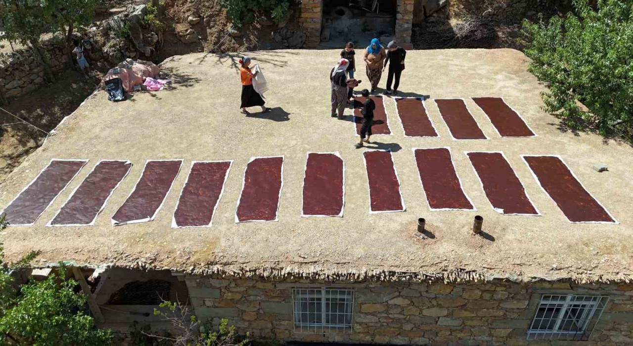 Batmanın zirvesinden sofralara cevizli sucuk