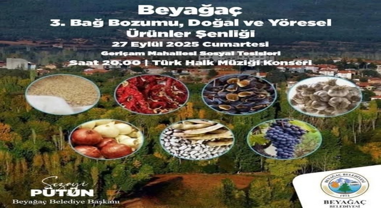 Beyağaç Yöresel Ürünler Festivali için geri sayım başladı