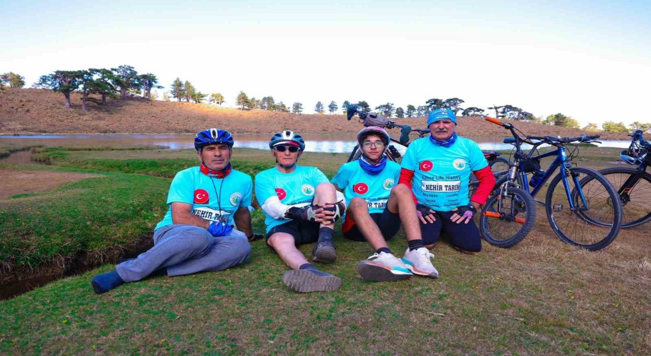 Beyağaçın güzellikleri Sandras Dağı Bisiklet, Kültür ve Doğa Şenliğiyle keşfedildi