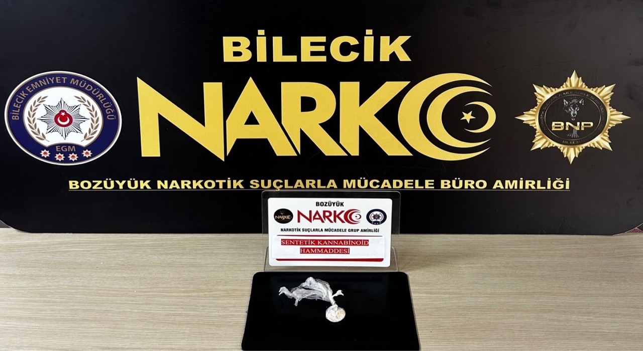 Bilecikte uyuşturucu operasyonu