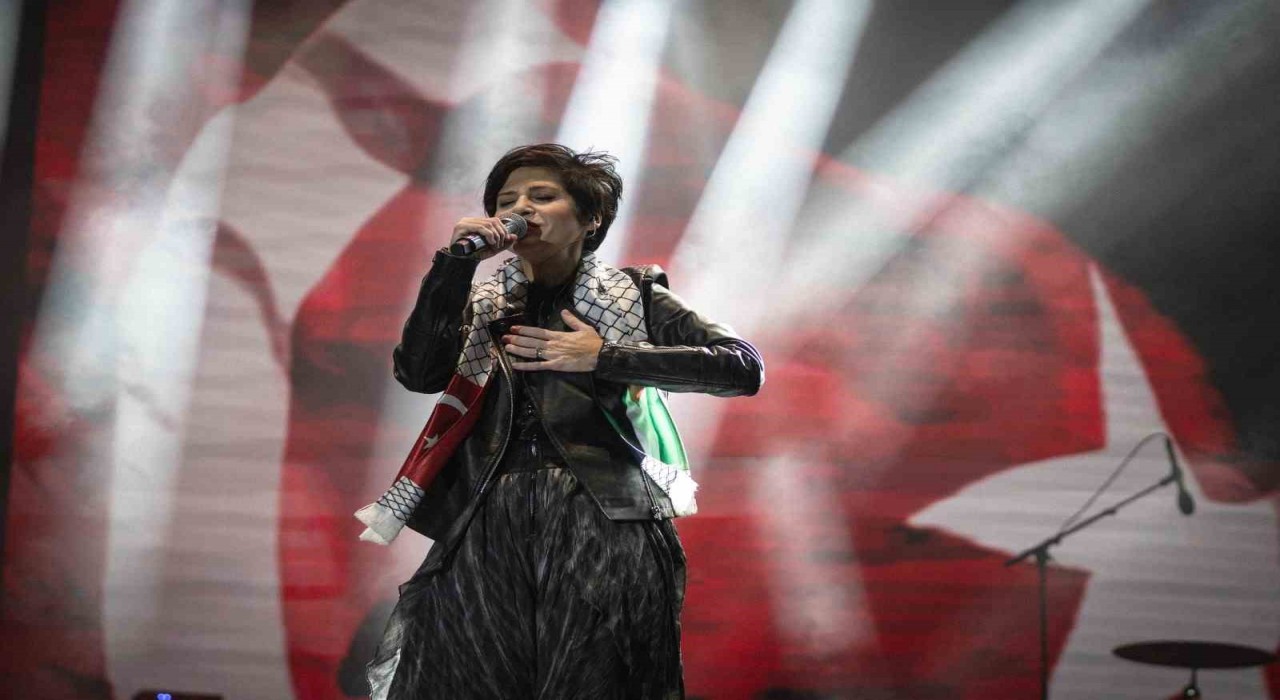 Bingöl Bir Anadolu Şenliğinde Aydilgeden Gazzeye destek masajı