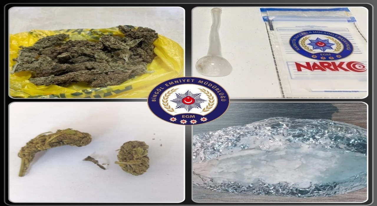 Bingölde uyuşturucuyla mücadele: 1 tutuklama