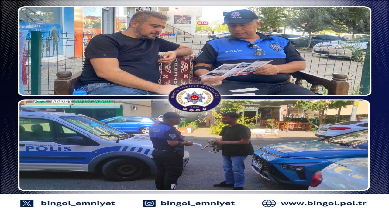 Bingölde vatandaşlar dolandırıcılık ve hırsızlık olaylarına karşı bilgilendirildi