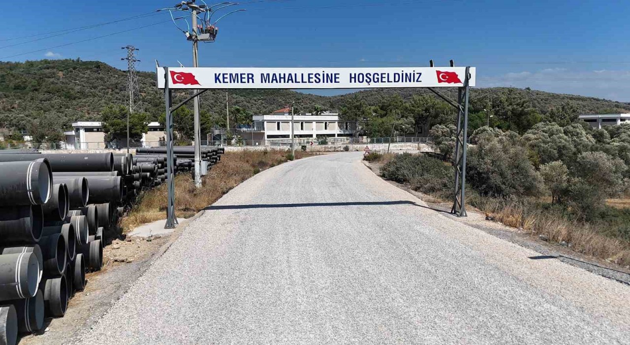 Bodrum Kemer ve Tepecike 7 milyon 800 bin TLlik yol yatırımı