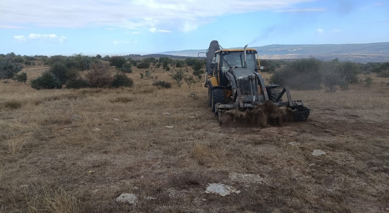 Boluda 150 hektarlık merada ıslah çalışması başladı